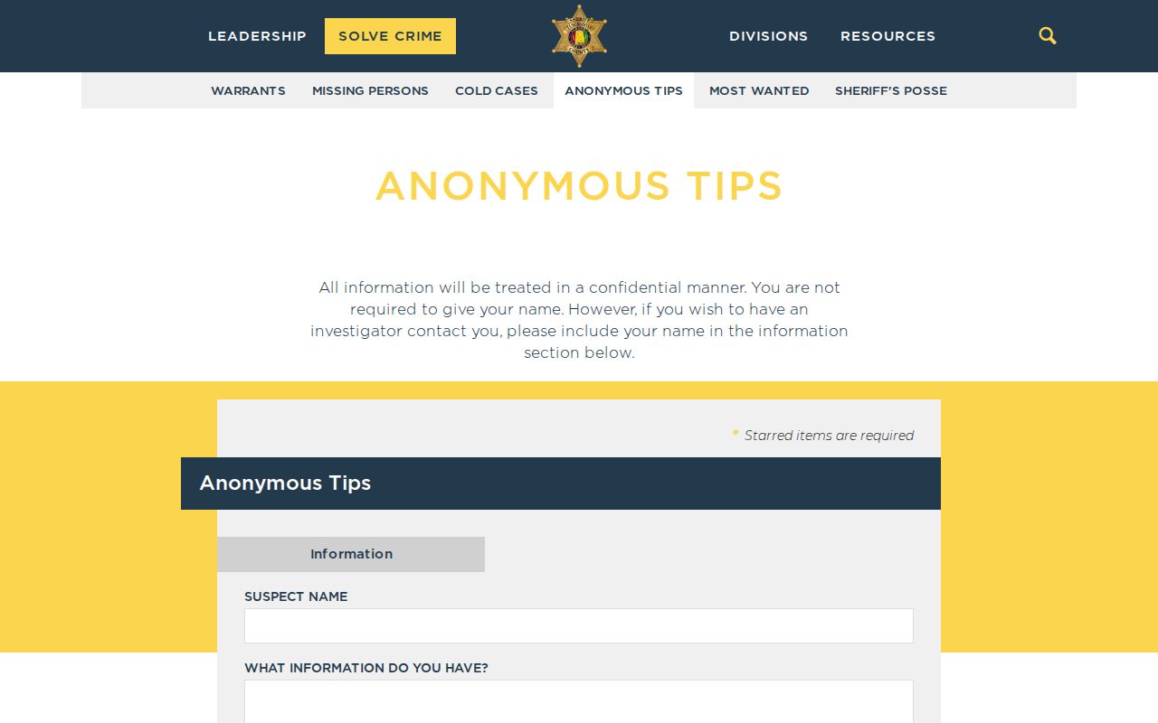 Tuscaloosa County wanted fugitives anonymous tip form